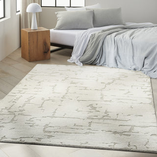 Calvin Klein Ck009 Sculptural SCL01 Ivory Area Rug Corner Image