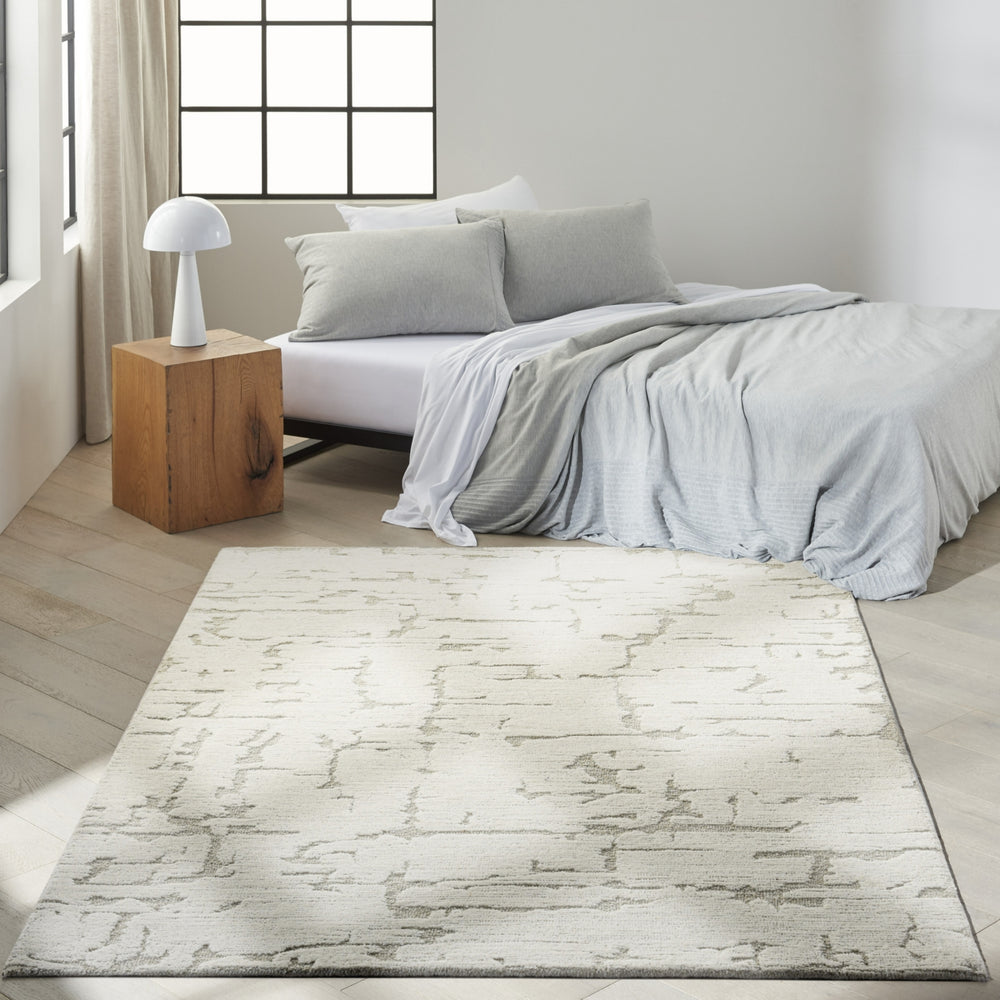 Calvin Klein Ck009 Sculptural SCL01 Ivory Area Rug Room Image Feature