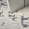 Calvin Klein Ck009 Sculptural SCL01 Blue Area Rug Corner Image