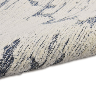 Calvin Klein Ck009 Sculptural SCL01 Blue Area Rug Corner Image