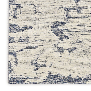 Calvin Klein Ck009 Sculptural SCL01 Blue Area Rug Texture Image