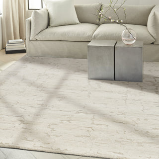 Calvin Klein Ck009 Sculptural SCL01 Ivory Area Rug Corner Image