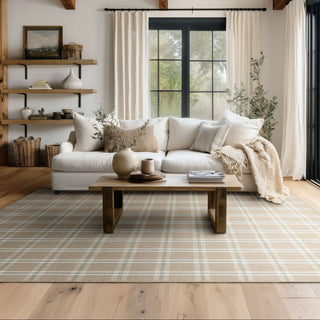 Karastan Scofield Denim Area Rug Lifestyle Image Feature