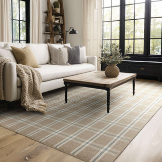 Karastan Scofield Denim Area Rug Lifestyle Image Feature