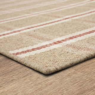 Karastan Scofield Red Area Rug Angle Image