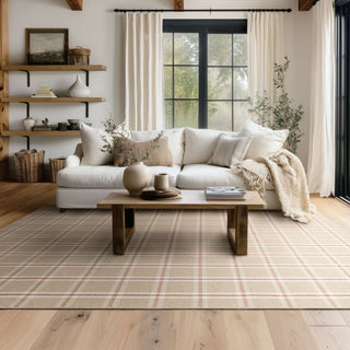 Karastan Scofield Red Area Rug Lifestyle Image Feature