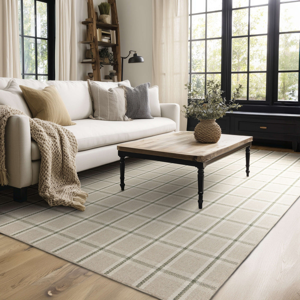 Karastan Scofield Sage Area Rug Lifestyle Image Feature