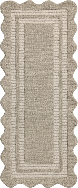 Scottie SCO-01 Fog/Ivory Area Rug by Chris Loves Julia X Loloi Runner Image