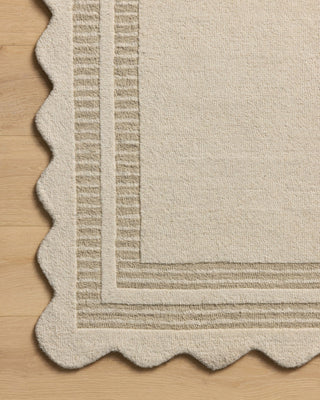 Scottie SCO-01 Ivory/Grey Area Rug by Chris Loves Julia X Loloi Corner Image