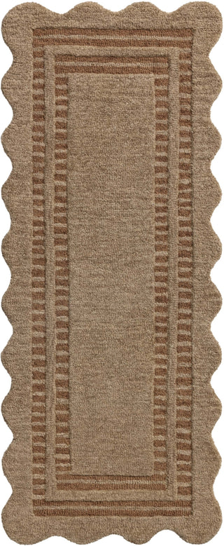 Scottie SCO-01 Mocha/Clay Area Rug by Chris Loves Julia X Loloi Runner Image