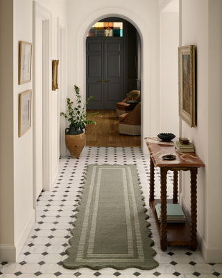 Scottie SCO-01 Olive/Pebble Area Rug by Chris Loves Julia X Loloi Lifestyle Image Feature