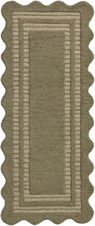 Scottie SCO-01 Olive/Pebble Area Rug by Chris Loves Julia X Loloi Runner Image