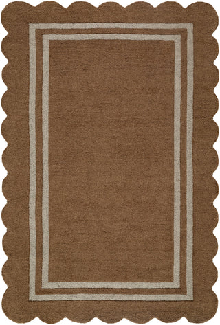Livabliss Scalloped SCP-2301 Umber Area Rug Main
