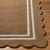 Livabliss Scalloped SCP-2301 Umber Area Rug Angle