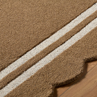 Livabliss Scalloped SCP-2301 Umber Area Rug Detail
