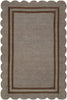 Livabliss Scalloped SCP-2303 Charcoal Area Rug 5 X 8