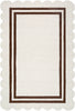 Livabliss Scalloped SCP-2305 Ivory Area Rug 5 X 8
