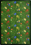Joy Carpets Playful Patterns Scribbles Green Area Rug