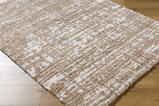 Livabliss Sacramento Shag SCS-2305 White Area Rug Corner Shot