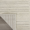 Nourison Santa Cruz SCZ02 Ivory Grey Area Rug Corner Image