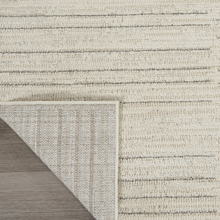 Nourison Santa Cruz SCZ02 Ivory Grey Area Rug Corner Image