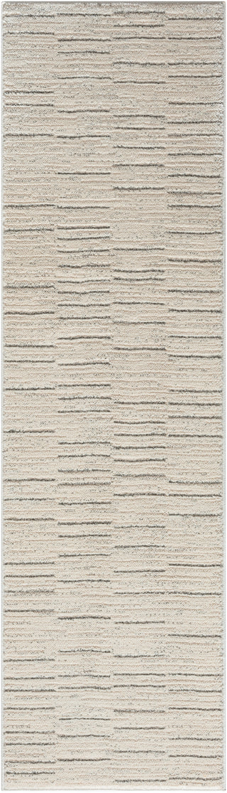Nourison Santa Cruz SCZ02 Ivory Grey Area Rug Runner Image