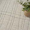 Nourison Santa Cruz SCZ03 Ivory Grey Area Rug Corner Image