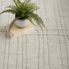 Nourison Santa Cruz SCZ03 Ivory Grey Area Rug Corner Image