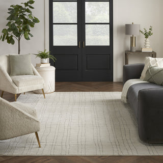 Nourison Santa Cruz SCZ03 Ivory Grey Area Rug Lifestyle Image