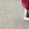 Nourison Santa Cruz SCZ04 Grey Area Rug Corner Image