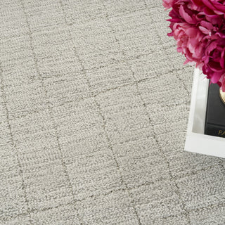Nourison Santa Cruz SCZ04 Grey Area Rug Corner Image