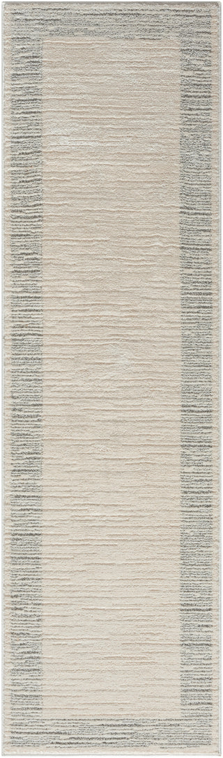 Nourison Santa Cruz SCZ05 Ivory Grey Area Rug Runner Image