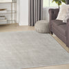 Nourison Santa Cruz SCZ06 Silver Area Rug Corner Image