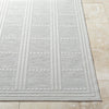 Livabliss Sandra SDR-2301 Light Silver Area Rug Angle