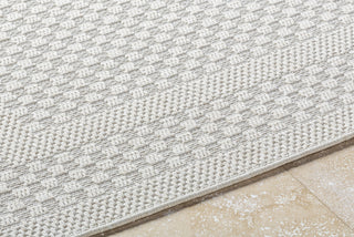 Livabliss Sandra SDR-2302 Light Silver Area Rug Detail