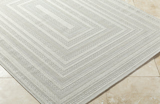 Livabliss Sandra SDR-2305 Light Silver Area Rug Corner Shot