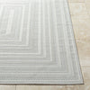Livabliss Sandra SDR-2305 Light Silver Area Rug Angle