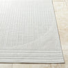 Livabliss Sandra SDR-2309 Light Silver Area Rug Angle