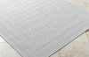 Livabliss Sandra SDR-2311 Light Silver Area Rug Corner Shot