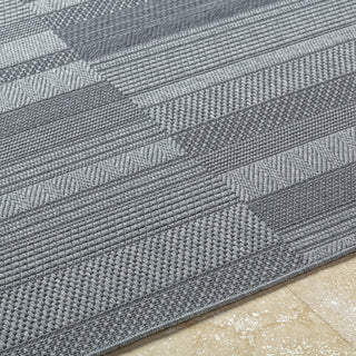 Livabliss Sandra SDR-2314 Nickel Area Rug Detail