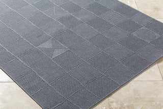 Livabliss Sandra SDR-2320 Nickel Area Rug Corner Shot