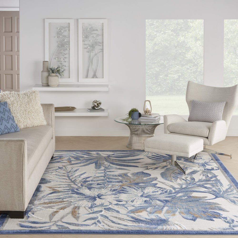 Nourison Seaside SDS02 Ivory Area Rug by Home Room Image Feature