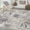 Nourison Seaside SDS02 Ivory/Grey Area Rug by Home Room Scene 3