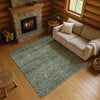 Dalyn Soft Essentials SE1 Basil Machine Washable Area Rug Lifestyle Image Feature