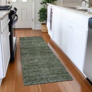 Dalyn Soft Essentials SE1 Basil Machine Washable Area Rug Runner Lifestyle Image Feature