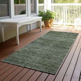 Dalyn Soft Essentials SE1 Basil Machine Washable Area Rug Runner Outdoor Lifestyle Image Feature