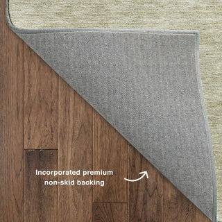 Dalyn Soft Essentials SE1 Beige Machine Washable Area Rug Backing Image