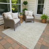 Dalyn Soft Essentials SE1 Beige Machine Washable Area Rug Outdoor Lifestyle Image Feature