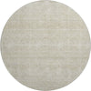 Dalyn Soft Essentials SE1 Beige Machine Washable Area Rug Round Main Image