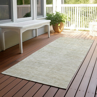 Dalyn Soft Essentials SE1 Beige Machine Washable Area Rug Runner Outdoor Lifestyle Image Feature